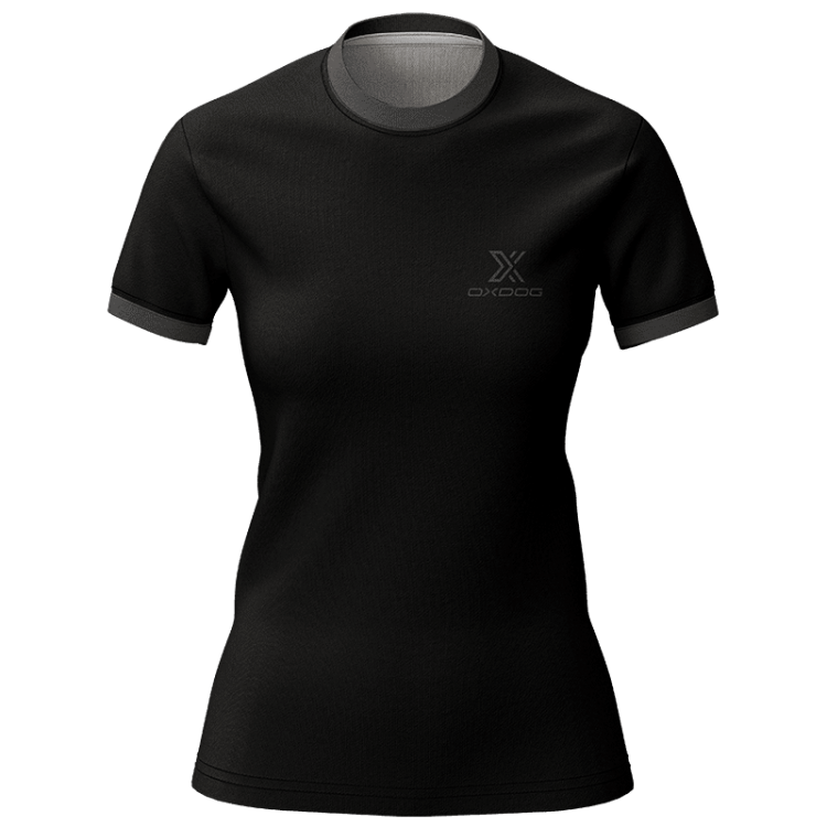 Women's black Tiebreak t-shirt